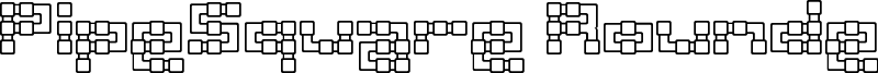 PipeSquare Rounded Font