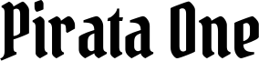 Pirata One Font