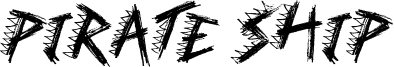 Pirate Ship Font