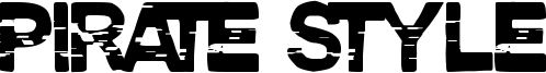 Pirate Style Font