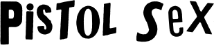 Pistol Sex Font