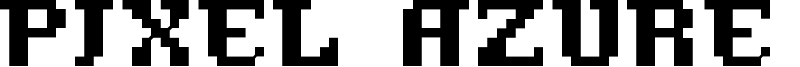 Pixel Azure Bonds Font
