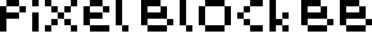 Pixel Block BB Font