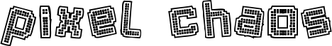 Pixel Chaos Font