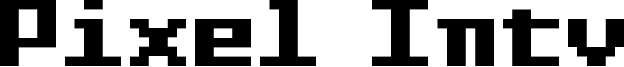 Pixel Intv Font