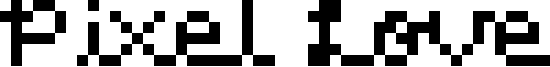 Pixel Love Font