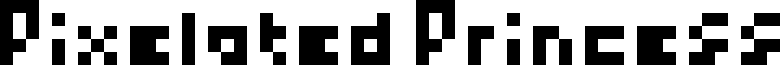 Pixelated Princess Font