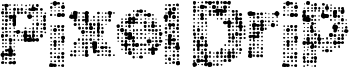 Pixel Drip Font