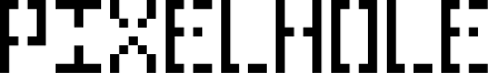 Pixelhole Font