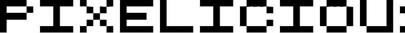 Pixelicious Font