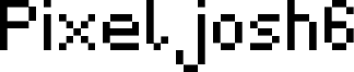 Pixeljosh6 Font