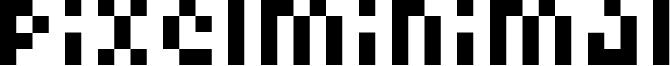 Pixelminimal Font