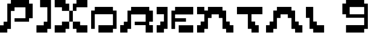 PIXoriental 9 Font