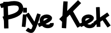 Piye Kek Font