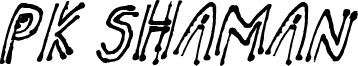PK Shaman Font