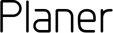 Planer Font
