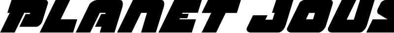 Planet Joust Font