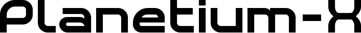 Planetium-X Bold Demo.otf