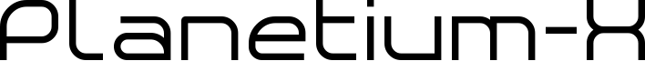 Planetium-X Regular Demo.otf