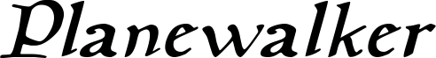 Planewalker Italic.otf