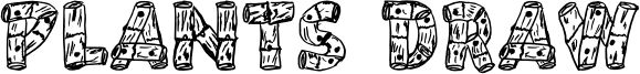 Plants Draw Font
