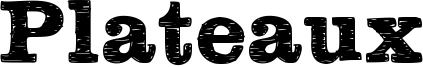 Plateaux Font