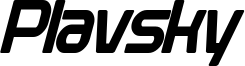 Plavsky Condensed Bold Italic.otf