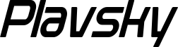 Plavsky Condensed Italic.otf