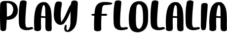 Play Flolalia Font