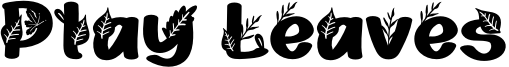 Play Leaves Font