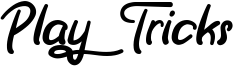 Play Tricks Font