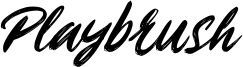 Playbrush Tilted.otf