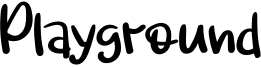 Playground Font