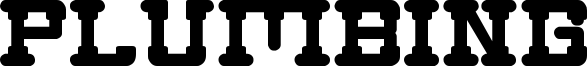 Plumbing Font