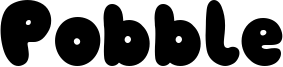 Pobble Font