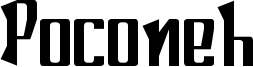 Poconeh Font