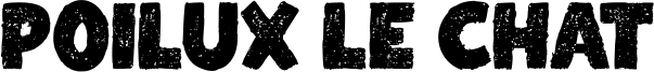 Poilux le Chat Font