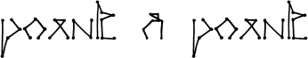 Point à point Font