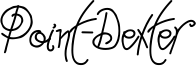 Point-Dexter Font
