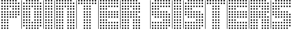 Pointer Sisters Font
