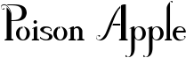 Poison Apple Font