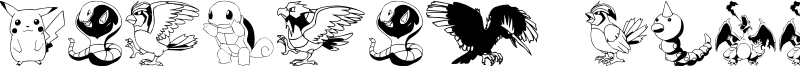 Pokemon Kiddy Ding Font