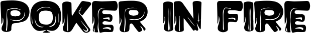 Poker in Fire Font