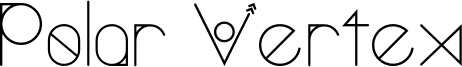 Polar Vertex Font