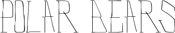 Polar Bears Font