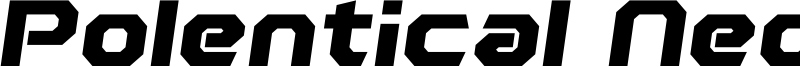 Polentical Neon Bold italic.ttf