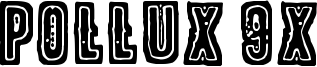 Pollux 9x Font
