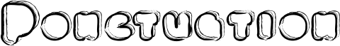 Ponctuation Font