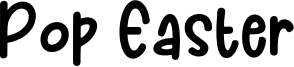 Pop Easter Font