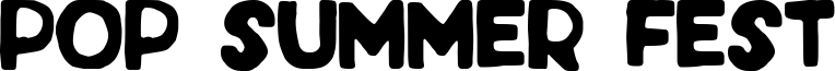 Pop Summer Fest Font